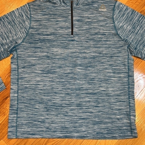 Men’s Reebok Quarter Zip Athletic Sweatshirt - Picture 3 of 8